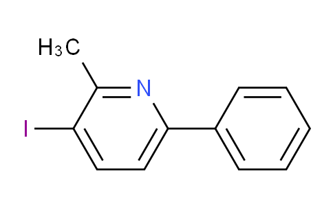 3-Iodo-6-phenyl-2-methylpyridine
