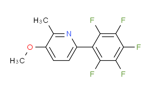 3-Methoxy-2-methyl-6-(perfluorophenyl)pyridine