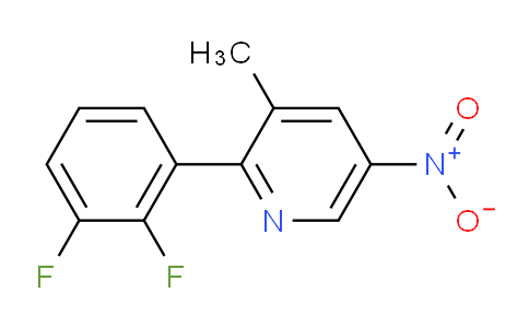 2-(2,3-Difluorophenyl)-3-methyl-5-nitropyridine