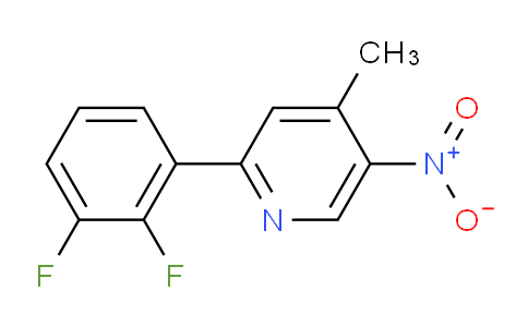 2-(2,3-Difluorophenyl)-4-methyl-5-nitropyridine
