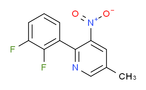 2-(2,3-Difluorophenyl)-5-methyl-3-nitropyridine