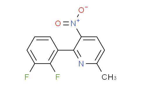 2-(2,3-Difluorophenyl)-6-methyl-3-nitropyridine