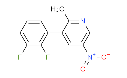 3-(2,3-Difluorophenyl)-2-methyl-5-nitropyridine