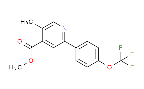 AM28145 | 1261506-84-6 | Methyl 5-methyl-2-(4-(trifluoromethoxy)phenyl)isonicotinate