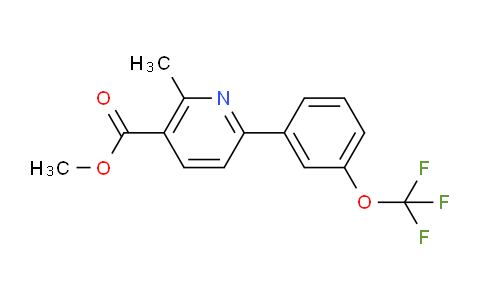 AM28147 | 1261663-67-5 | Methyl 2-methyl-6-(3-(trifluoromethoxy)phenyl)nicotinate