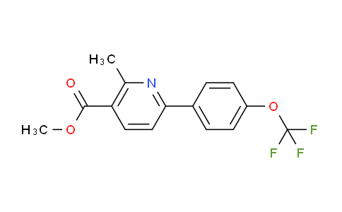 Methyl 2-methyl-6-(4-(trifluoromethoxy)phenyl)nicotinate