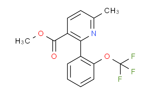 AM28155 | 1261657-47-9 | Methyl 6-methyl-2-(2-(trifluoromethoxy)phenyl)nicotinate