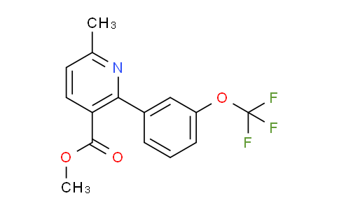 AM28156 | 1261622-60-9 | Methyl 6-methyl-2-(3-(trifluoromethoxy)phenyl)nicotinate