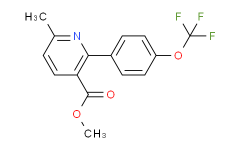 AM28157 | 1261577-97-2 | Methyl 6-methyl-2-(4-(trifluoromethoxy)phenyl)nicotinate