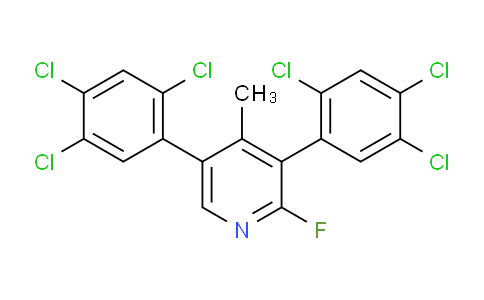 AM28423 | 1261671-70-8 | 3,5-Bis(2,4,5-trichlorophenyl)-2-fluoro-4-methylpyridine