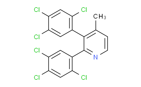 2,3-Bis(2,4,5-trichlorophenyl)-4-methylpyridine