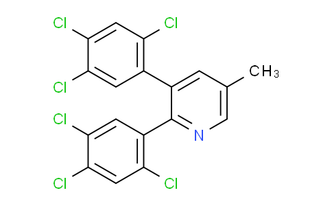 2,3-Bis(2,4,5-trichlorophenyl)-5-methylpyridine