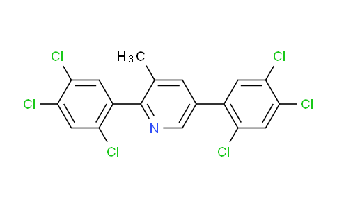 2,5-Bis(2,4,5-trichlorophenyl)-3-methylpyridine