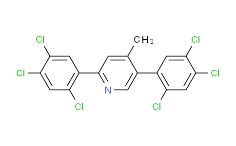 2,5-Bis(2,4,5-trichlorophenyl)-4-methylpyridine