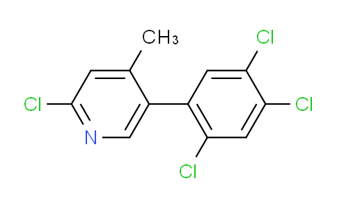 AM28465 | 1261469-27-5 | 2-Chloro-4-methyl-5-(2,4,5-trichlorophenyl)pyridine