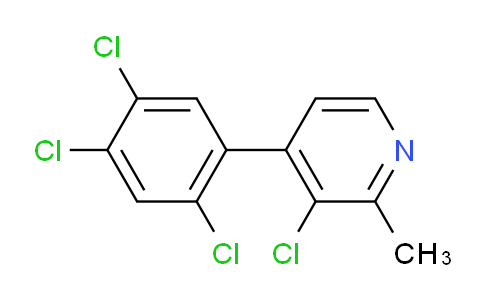 AM28470 | 1261609-27-1 | 3-Chloro-2-methyl-4-(2,4,5-trichlorophenyl)pyridine