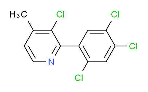 AM28472 | 1261640-79-2 | 3-Chloro-4-methyl-2-(2,4,5-trichlorophenyl)pyridine