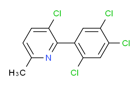 AM28474 | 1261673-42-0 | 3-Chloro-6-methyl-2-(2,4,5-trichlorophenyl)pyridine