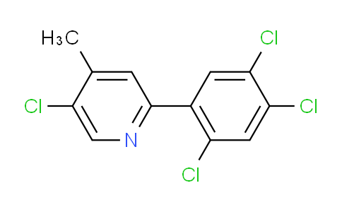 5-Chloro-4-methyl-2-(2,4,5-trichlorophenyl)pyridine