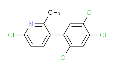 6-Chloro-2-methyl-3-(2,4,5-trichlorophenyl)pyridine