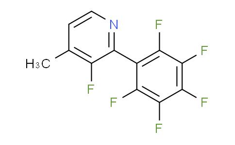 3-Fluoro-4-methyl-2-(perfluorophenyl)pyridine
