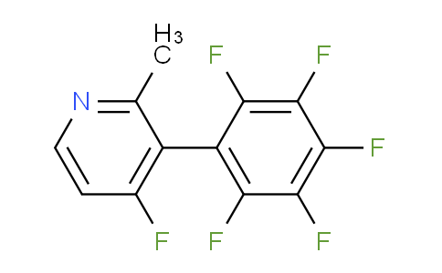 4-Fluoro-2-methyl-3-(perfluorophenyl)pyridine