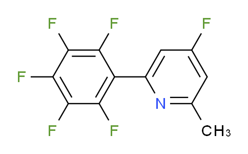 4-Fluoro-2-methyl-6-(perfluorophenyl)pyridine