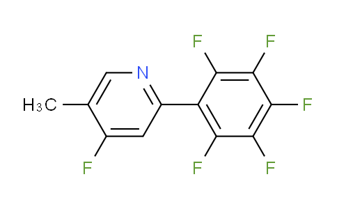 4-Fluoro-5-methyl-2-(perfluorophenyl)pyridine