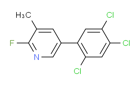 AM28503 | 1261814-52-1 | 2-Fluoro-3-methyl-5-(2,4,5-trichlorophenyl)pyridine