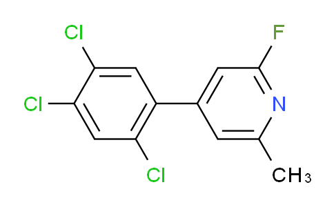 AM28509 | 1261674-31-0 | 2-Fluoro-6-methyl-4-(2,4,5-trichlorophenyl)pyridine