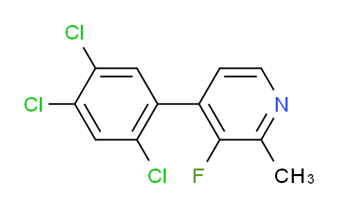 AM28510 | 1261681-38-2 | 3-Fluoro-2-methyl-4-(2,4,5-trichlorophenyl)pyridine