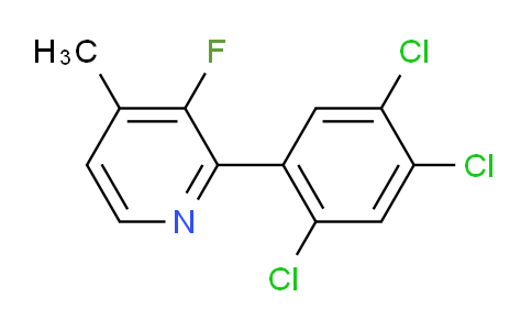 AM28512 | 1261644-19-2 | 3-Fluoro-4-methyl-2-(2,4,5-trichlorophenyl)pyridine