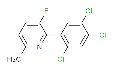 AM28514 | 1261872-40-5 | 3-Fluoro-6-methyl-2-(2,4,5-trichlorophenyl)pyridine