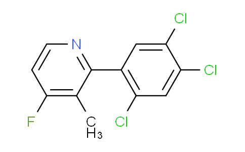 AM28517 | 1261681-43-9 | 4-Fluoro-3-methyl-2-(2,4,5-trichlorophenyl)pyridine