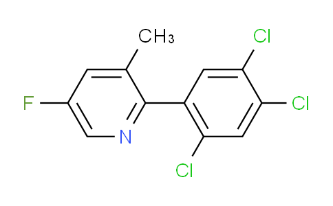 AM28519 | 1261774-57-5 | 5-Fluoro-3-methyl-2-(2,4,5-trichlorophenyl)pyridine