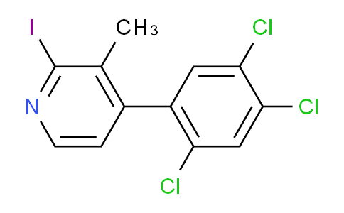 2-Iodo-3-methyl-4-(2,4,5-trichlorophenyl)pyridine