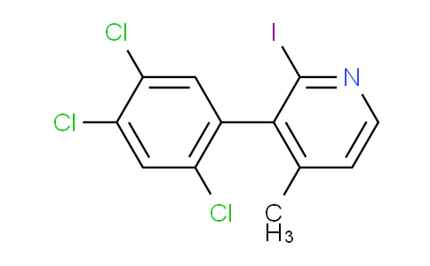2-Iodo-4-methyl-3-(2,4,5-trichlorophenyl)pyridine