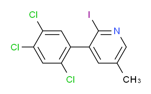 AM28542 | 1261875-17-5 | 2-Iodo-5-methyl-3-(2,4,5-trichlorophenyl)pyridine