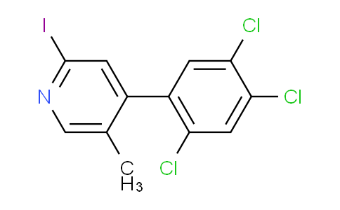 2-Iodo-5-methyl-4-(2,4,5-trichlorophenyl)pyridine