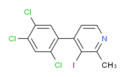 3-Iodo-2-methyl-4-(2,4,5-trichlorophenyl)pyridine