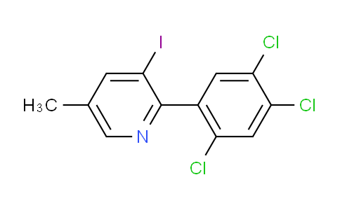 3-Iodo-5-methyl-2-(2,4,5-trichlorophenyl)pyridine
