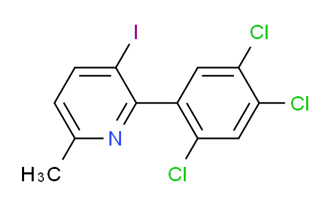 AM28550 | 1261837-26-6 | 3-Iodo-6-methyl-2-(2,4,5-trichlorophenyl)pyridine