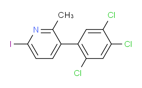 AM28557 | 1261606-98-7 | 6-Iodo-2-methyl-3-(2,4,5-trichlorophenyl)pyridine