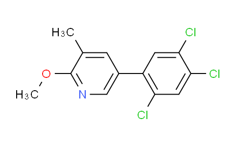 AM28570 | 1261566-97-5 | 2-Methoxy-3-methyl-5-(2,4,5-trichlorophenyl)pyridine