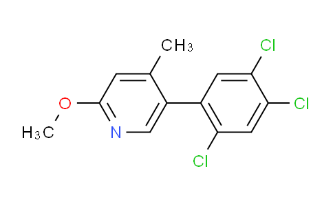 AM28572 | 1261474-33-2 | 2-Methoxy-4-methyl-5-(2,4,5-trichlorophenyl)pyridine