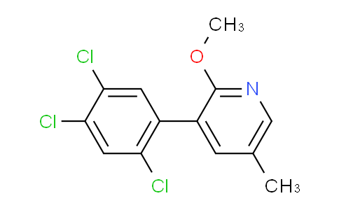 AM28573 | 1261666-79-8 | 2-Methoxy-5-methyl-3-(2,4,5-trichlorophenyl)pyridine