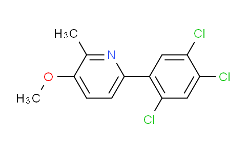 AM28577 | 1261567-03-6 | 3-Methoxy-2-methyl-6-(2,4,5-trichlorophenyl)pyridine