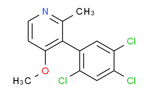 4-Methoxy-2-methyl-3-(2,4,5-trichlorophenyl)pyridine