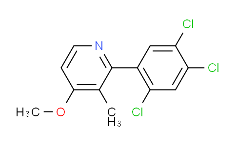 AM28585 | 1261436-84-3 | 4-Methoxy-3-methyl-2-(2,4,5-trichlorophenyl)pyridine