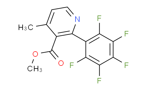 AM28593 | 1261810-57-4 | Methyl 4-methyl-2-(perfluorophenyl)nicotinate